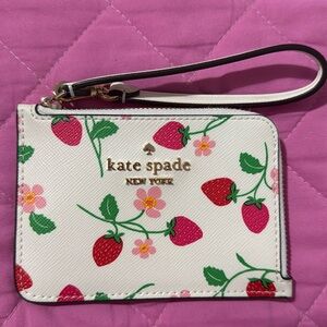 Kate Spade Strawberry card case